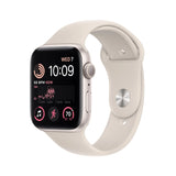 Apple Watch Series SE (2nd ) - GPS- 44mm - Starlight Aluminum Starlight Loop Band