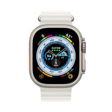 Apple Watch Ultra - Cellular - 49mm - Titanium, Ceramic Back, Sapphire Crystal, White Alpine Loop