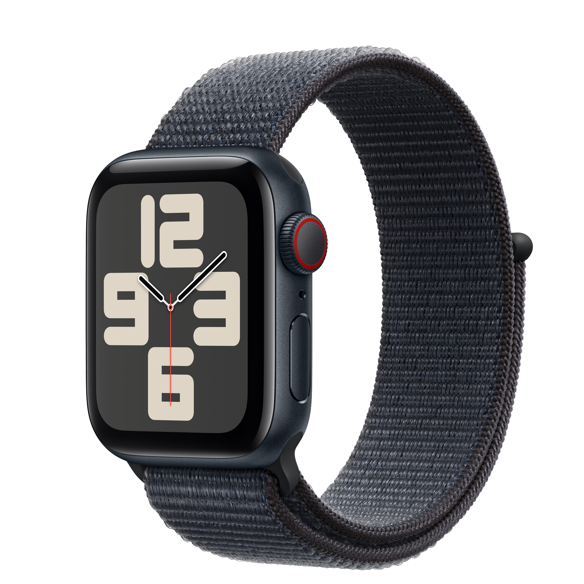 Apple Watch Series SE 1st Gen (2020) - GPS - 44mm - Starlight with Pink Sport Loop Band