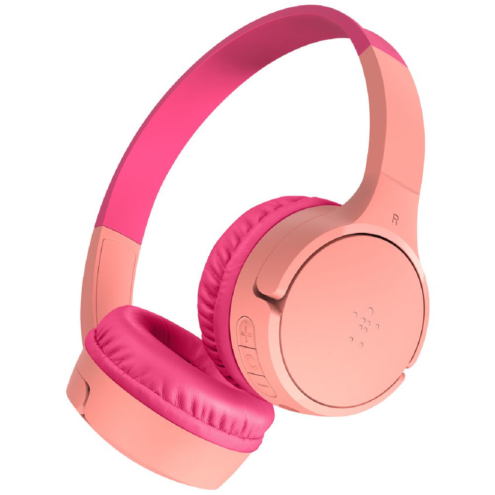 Belkin SoundForm Mini Wireless Kids Headphones Pink