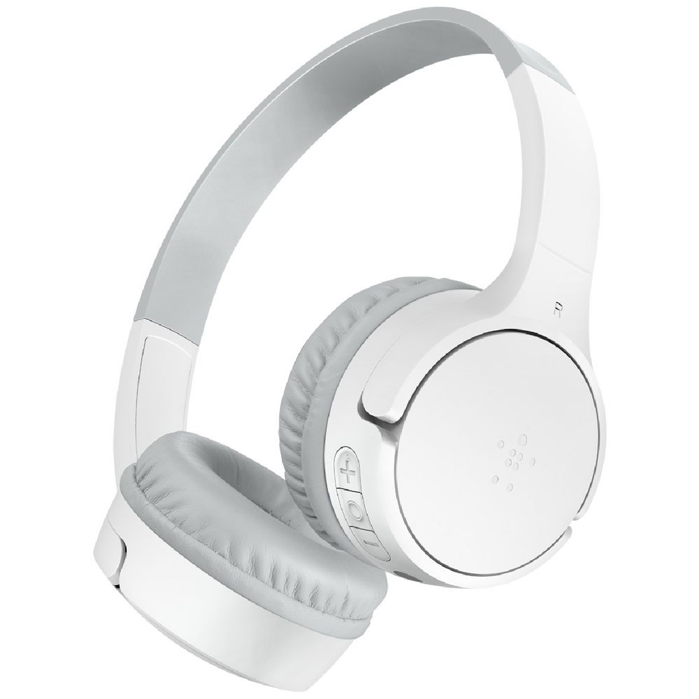 Belkin SoundForm Mini Wireless Kids Headphones White