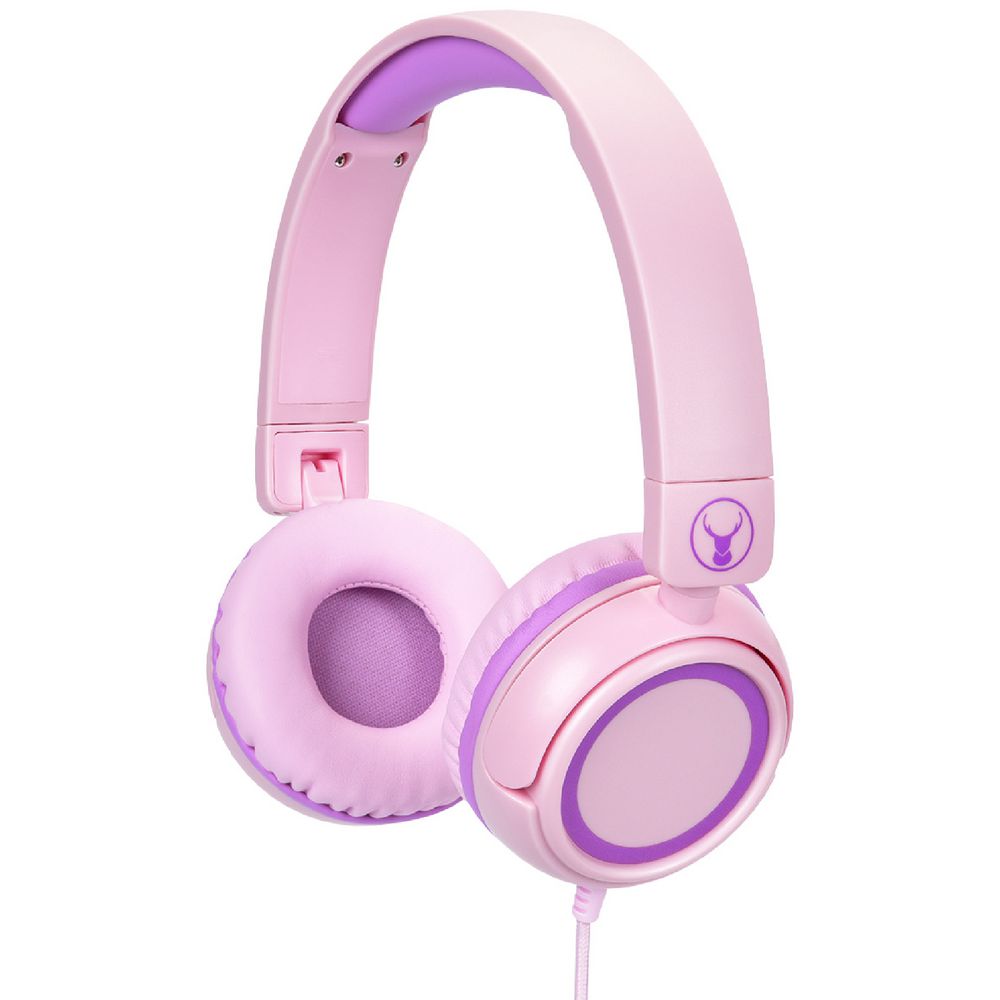 BONELK Comfort Kids Wired Headphones Pink/Purple