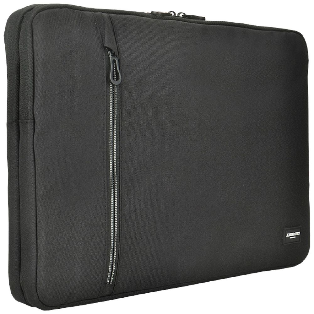 J.Burrows Recycled 14.1" Dual Pocket Laptop Sleeve Black - As New Open Box