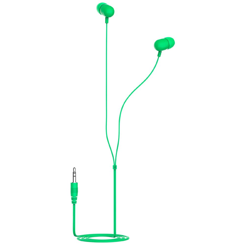 Keji Earphones Green - As New Open Box