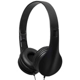 Keji On-ear Wired Headphones with Microphone Black - As New Open Box