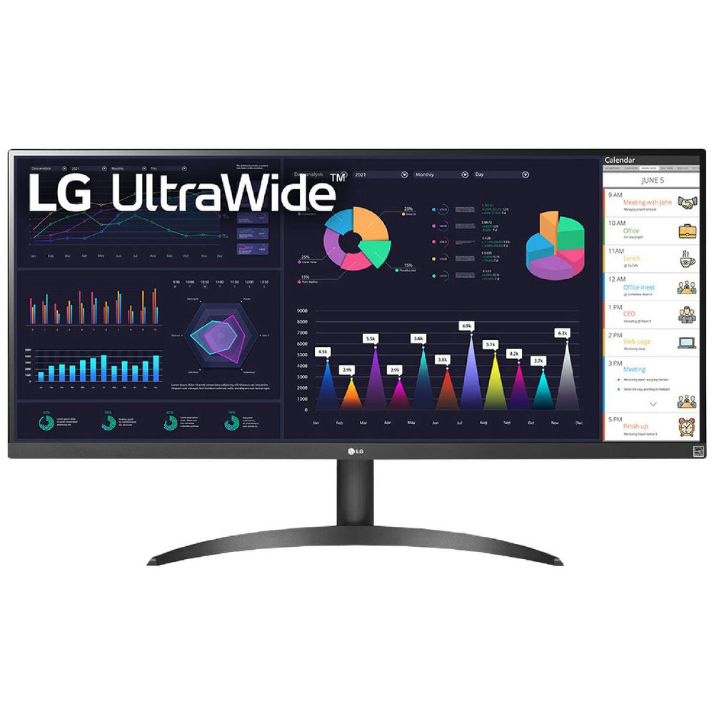 Refurbished LG 34" UWFHD 100Hz 5ms Ultrawide Monitor 34WQ500-B