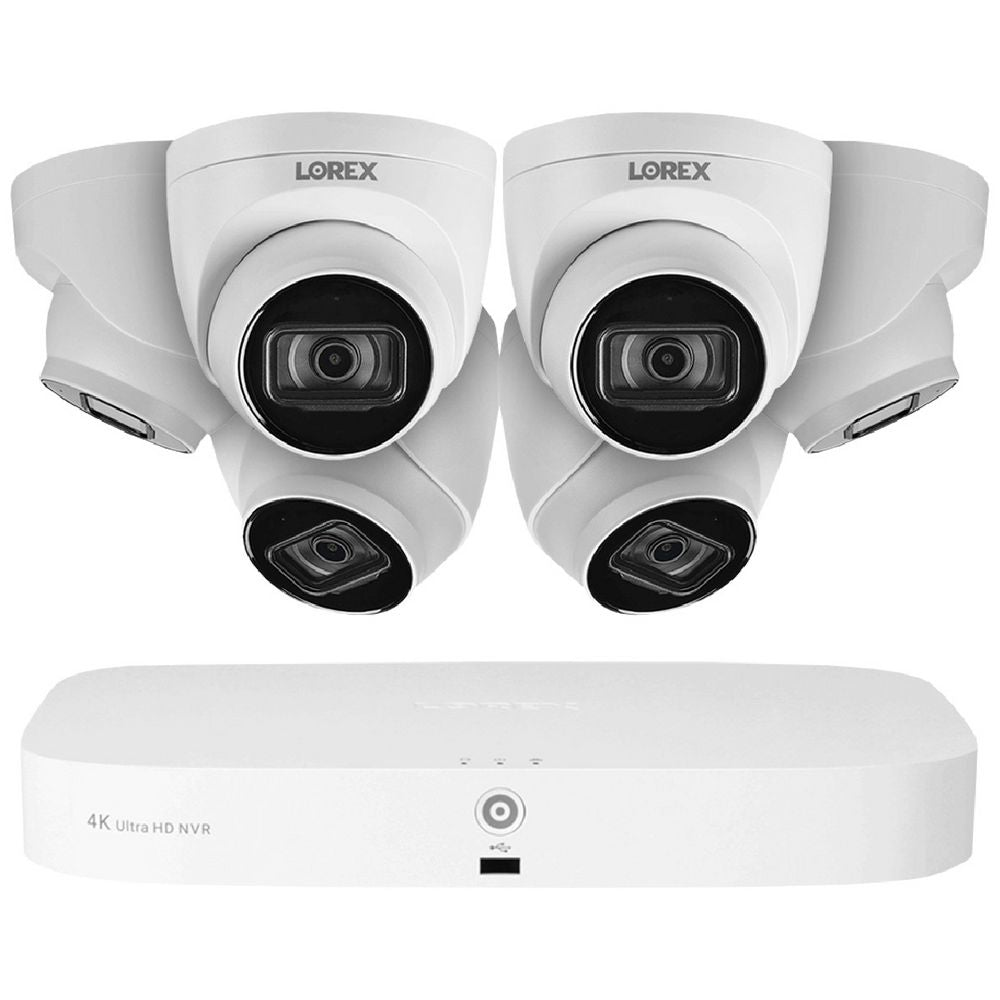 Lorex Fusion 4K Network Video Recorder & 6x Security Cameras