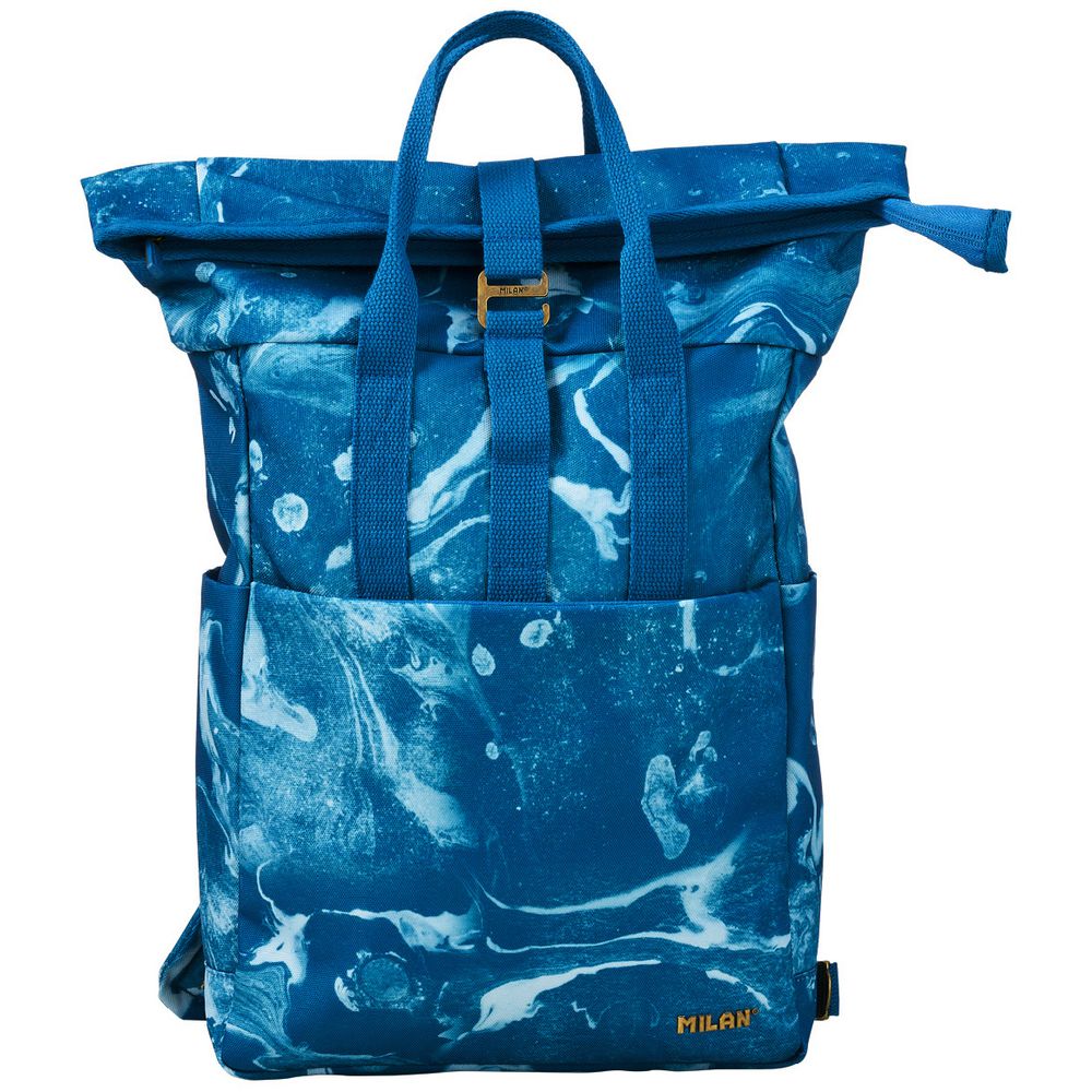 Milan Top Roll Backpack Lava Blue