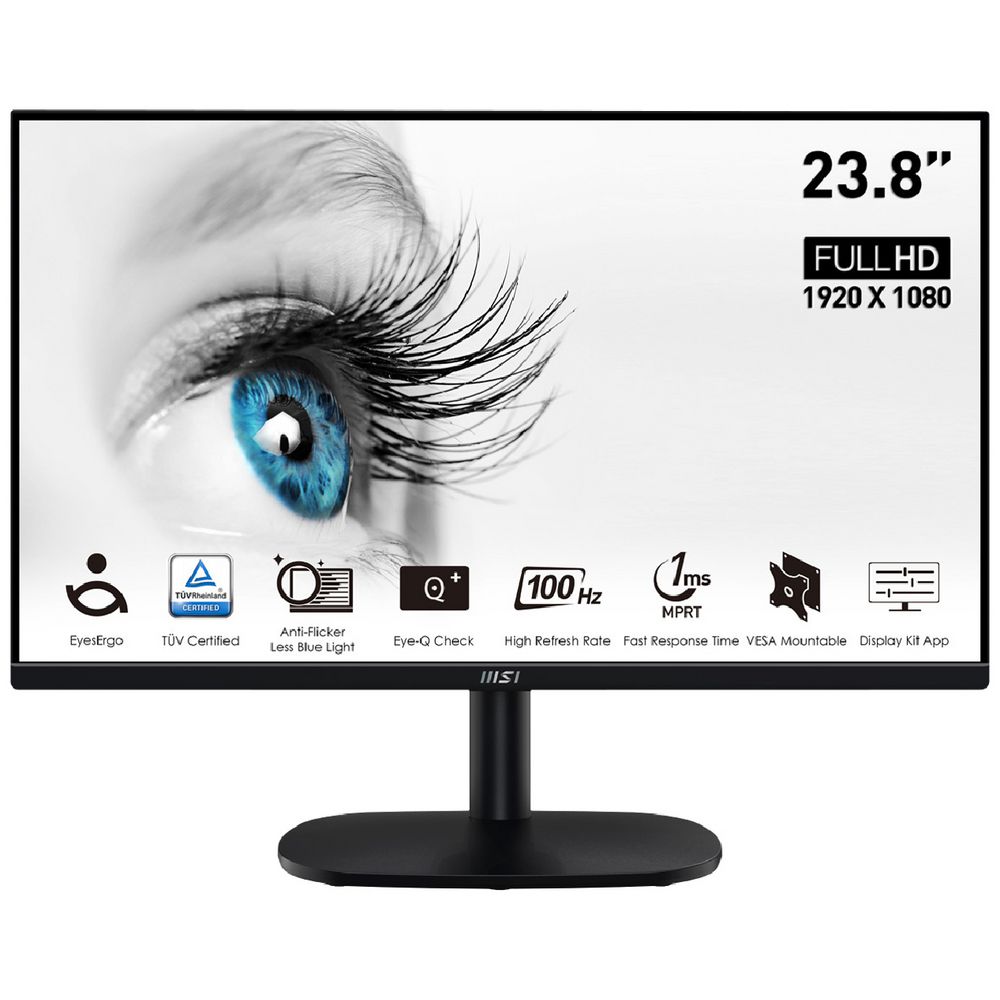 Refurbished MSI PRO 24" FHD 100Hz Business Monitor MP245V
