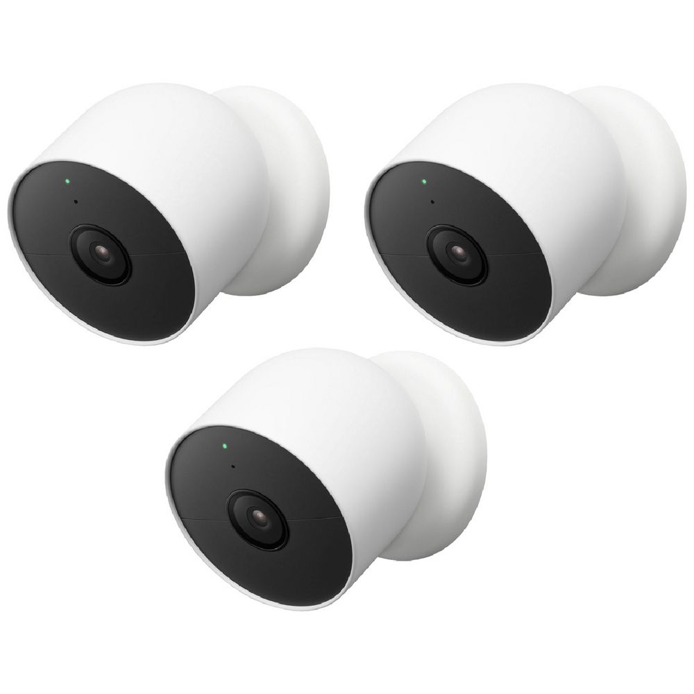Google Nest Cam Battery-Powered Outdoor/ Indoor 3 Pack