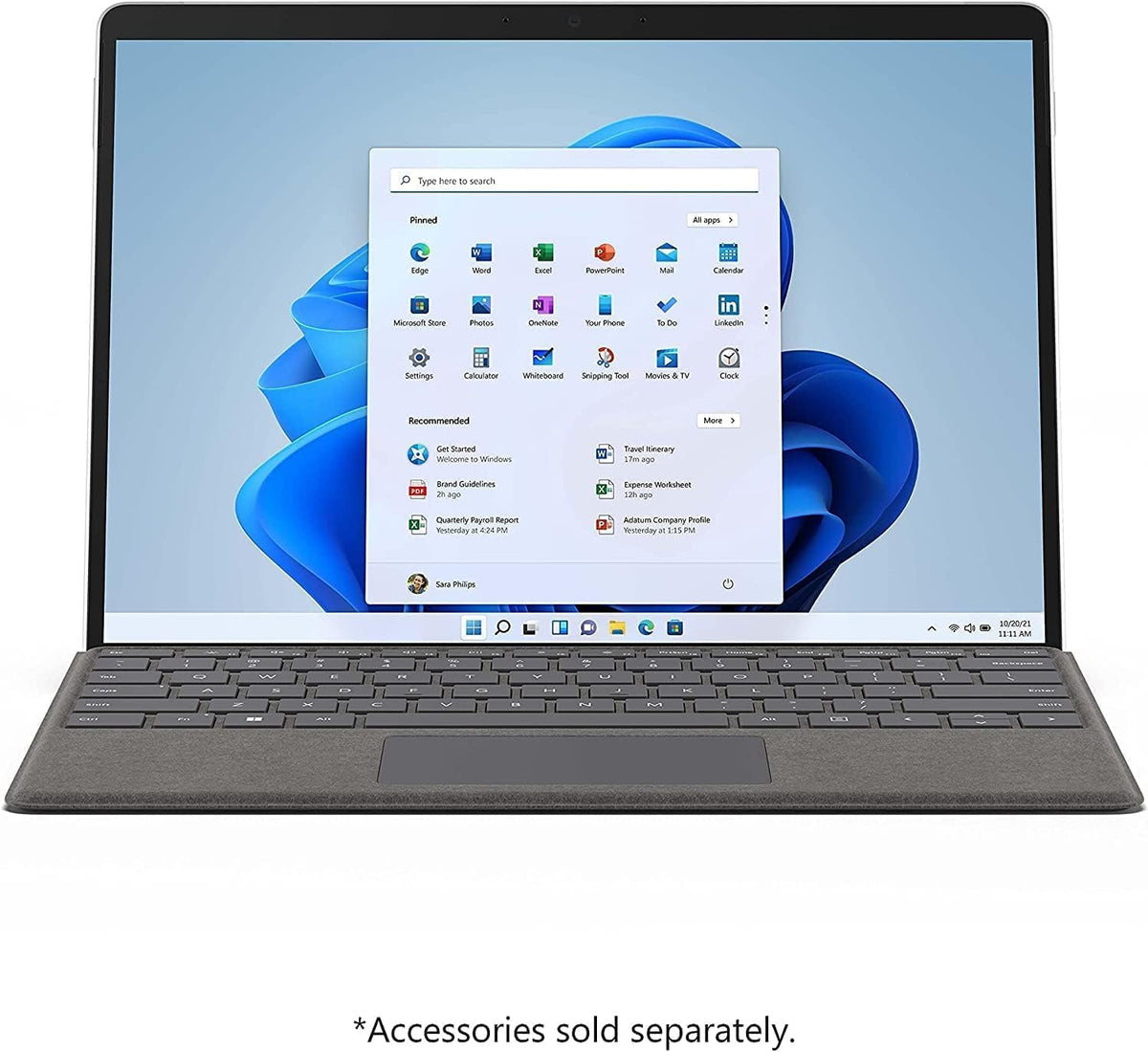 Refurbished MicrosoftSurface Pro 8 - 128MB intel Iris (Xe) graphics - 8GB RAM