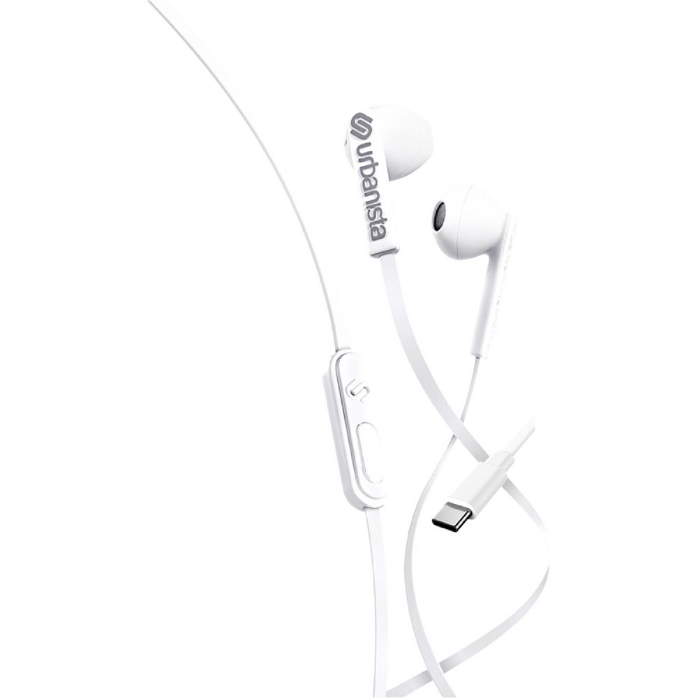 Urbanista San Francisco Wired Earbuds Pure White