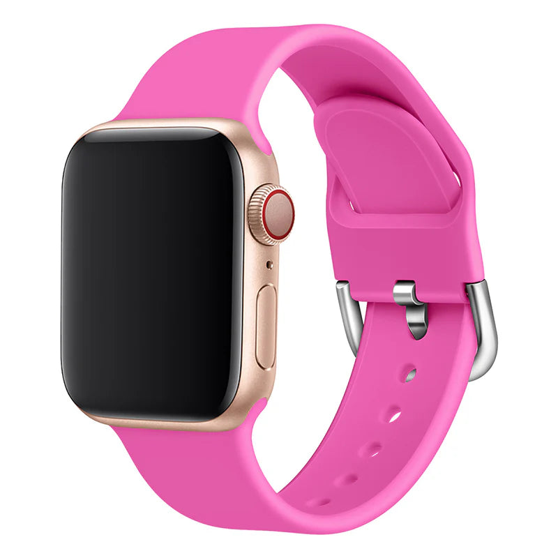 Apple Watch Series 8 (GPS 41mm) - Midnight Aluminum With Pink Sport Band