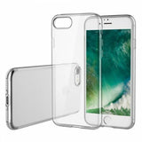 Transparent Jelly Back Cover Case Designed for Apple iPhone Smartphone